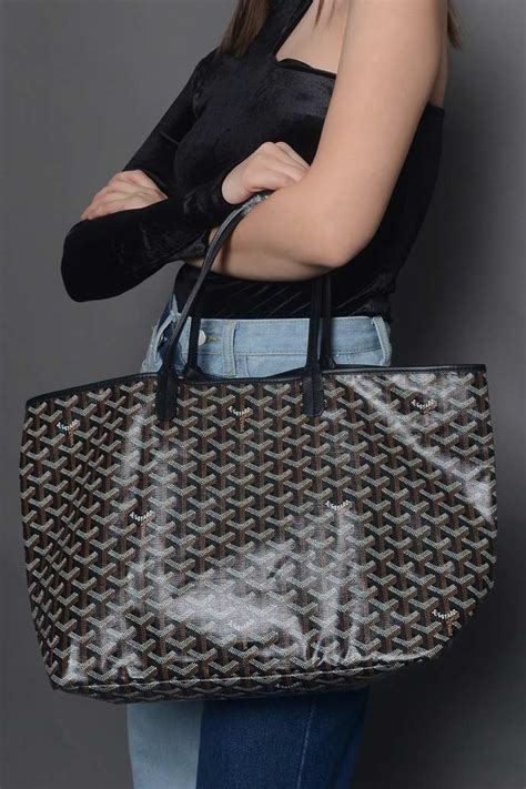 all black goyard tote